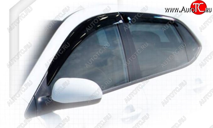 2 099 р. Дефлектора окон CA-Plastiс KIA Rio 3 QB хэтчбек 5 дв. дорестайлинг (2011-2015) (Classic полупрозрачный, Без хром.молдинга)  с доставкой в г. Пермь