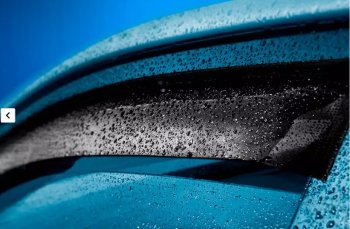Дефлектор окон REIN (ВСТАВНОЙ ПОД РЕЗИНКУ) KIA Rio 4 FB дорестайлинг седан (2016-2020)