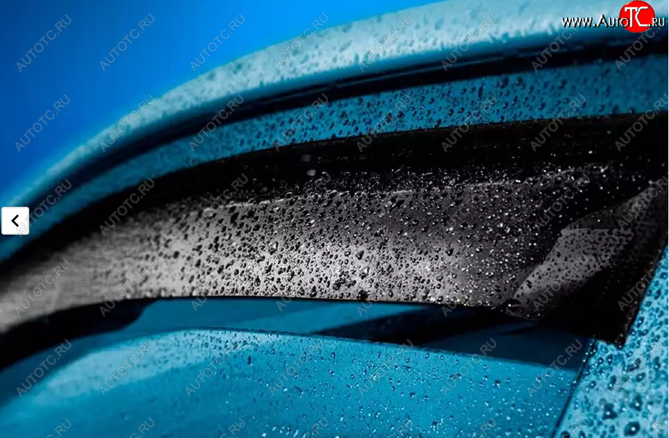 2 399 р. Дефлектор окон REIN (ВСТАВНОЙ ПОД РЕЗИНКУ) KIA Rio 4 FB дорестайлинг седан (2016-2020)  с доставкой в г. Пермь