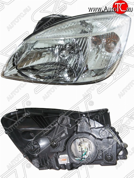 3 499 р. Левая передняя фара SAT KIA Rio 2 JB дорестайлинг седан (2005-2009)  с доставкой в г. Пермь