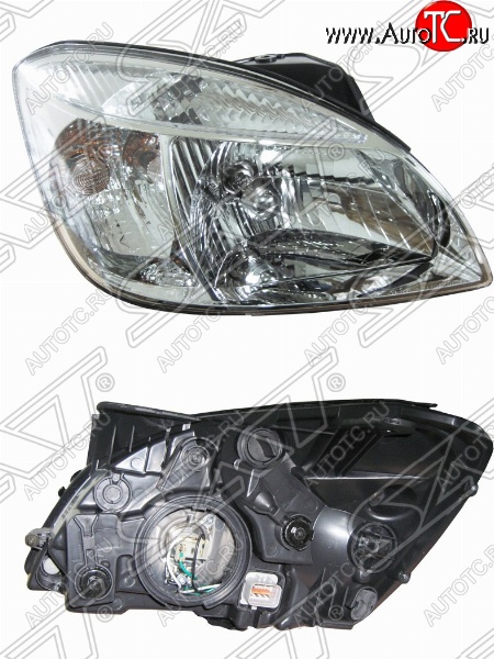 3 499 р. Правая передняя фара SAT KIA Rio 2 JB дорестайлинг седан (2005-2009)  с доставкой в г. Пермь