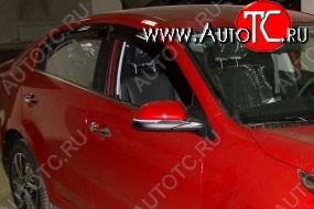 2 429 р. Дефлектора окон SIM KIA Rio 4 FB дорестайлинг седан (2016-2020)  с доставкой в г. Пермь