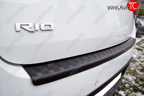 679 р. Защитная накладка заднего бампера Тюн-Авто KIA Rio 4 FB дорестайлинг седан (2016-2020)  с доставкой в г. Пермь