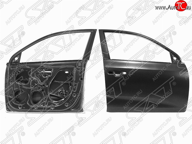 15 999 р. Правая дверь передняя SAT KIA Rio 4 FB дорестайлинг седан (2016-2020) (Неокрашенная)  с доставкой в г. Пермь