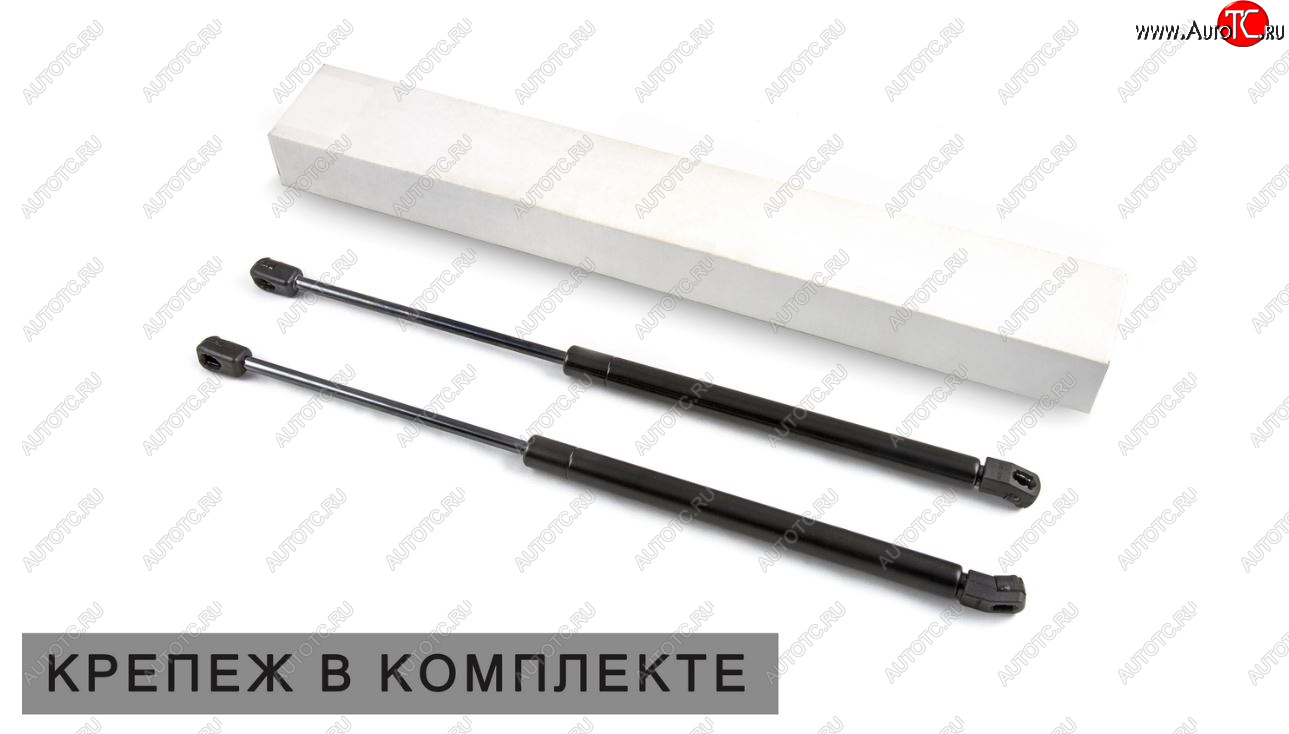 2 294 р. Упоры капота Arbori (2 шт) KIA Rio 4 FB дорестайлинг седан (2016-2020)  с доставкой в г. Пермь