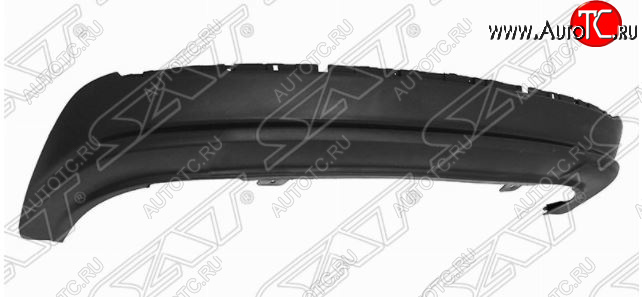 1 099 р. Накладка заднего бампера SAT SAT (нижняя часть, под молдинг) KIA Rio 3 QB рестайлинг седан (2015-2017)  с доставкой в г. Пермь