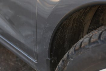4 549 р. Защитные накладки на арки ArtForm KIA Rio 4 FB дорестайлинг седан (2016-2020) (Поверхность: шагрень)  с доставкой в г. Пермь. Увеличить фотографию 3