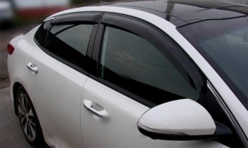 Дефлектора окон SIM KIA Rio 4 FB дорестайлинг седан (2016-2020)