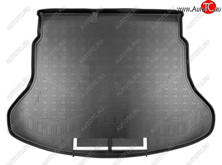 3 299 р. Коврик в багажник Norplast Unidec  KIA Rio  4 FB (2016-2025) дорестайлинг седан, рестайлинг седан (Черный с фартуком)  с доставкой в г. Пермь