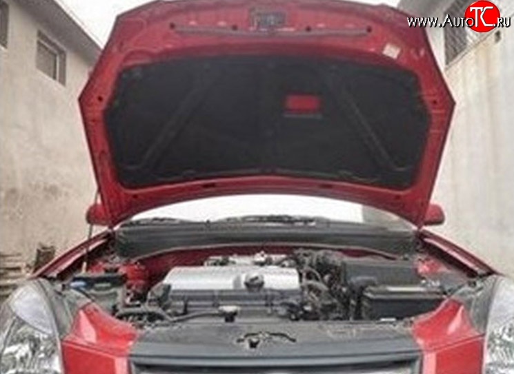1 949 р. Отделка капота M-VRS  KIA Rio ( 2 JB,  4 FB) (2005-2025) дорестайлинг седан, дорестайлинг, хэтчбэк 5 дв., рестайлинг, хэтчбэк 5 дв., рестайлинг седан  с доставкой в г. Пермь