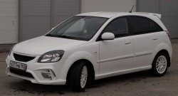 10 999 р. Передний бампер Vita Dm KIA Rio 2 JB дорестайлинг, хэтчбэк 5 дв. (2005-2009) (Без сетки, Неокрашенный)  с доставкой в г. Пермь. Увеличить фотографию 2
