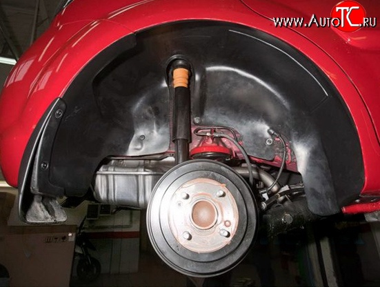 3 199 р. Задний правый подкрылок NovLine  KIA Rio  2 JB (2009-2011) рестайлинг седан, рестайлинг, хэтчбэк 5 дв.  с доставкой в г. Пермь