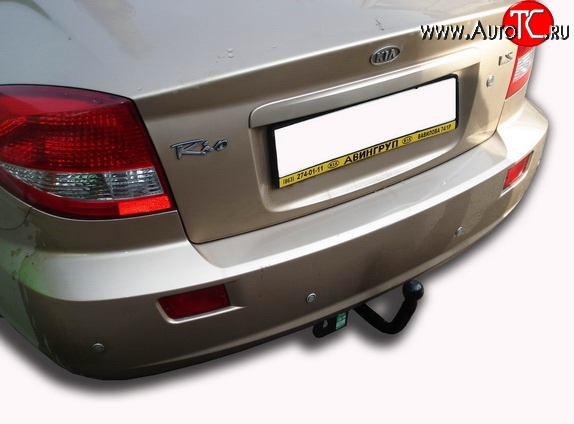9 999 р. Фаркоп (седан) NovLine KIA Rio 2 JB дорестайлинг седан (2005-2009)  с доставкой в г. Пермь