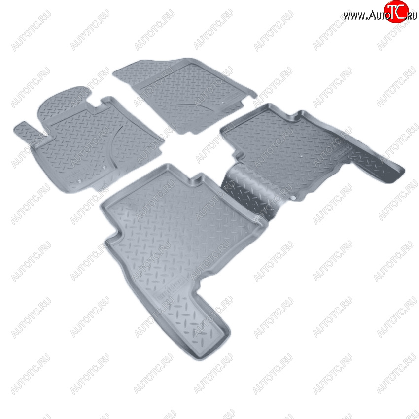 3 289 р. Коврики салона Norplast Unidec  KIA Sorento  XM (2009-2012) дорестайлинг (Цвет: серый)  с доставкой в г. Пермь