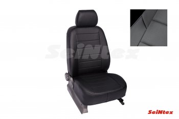 Чехлы для сидений Seintex (экокожа) KIA Sorento XM дорестайлинг (2009-2012) (Черный)