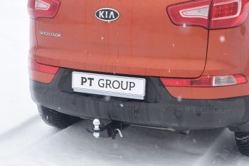 15 099 р. Фаркоп Petroil Tuning (съемный квадрат) KIA Sorento XM дорестайлинг (2009-2012)  с доставкой в г. Пермь. Увеличить фотографию 3