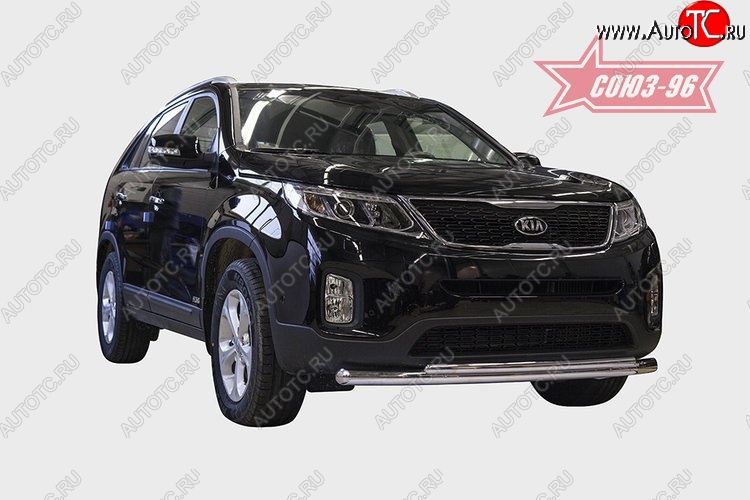 15 929 р. Защита переднего бампера двойная Souz-96 (d460/42)  KIA Sorento  XM (2012-2015) рестайлинг  с доставкой в г. Пермь