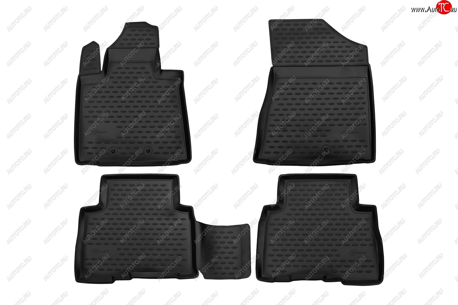 2 299 р. Комплект ковриков в салон с повышенной износостойкостью Format  KIA Sorento  XM (2012-2015) рестайлинг  с доставкой в г. Пермь