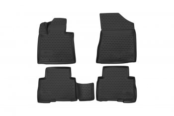 Комплект 3D ковриков в салон с повышенной износостойкостью Format KIA Sorento  XM (2012-2015) рестайлинг