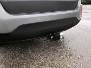 15 299 р. Фаркоп Petroil Tuning (съемный квадрат)  KIA Sorento  XM (2012-2015) рестайлинг  с доставкой в г. Пермь. Увеличить фотографию 3