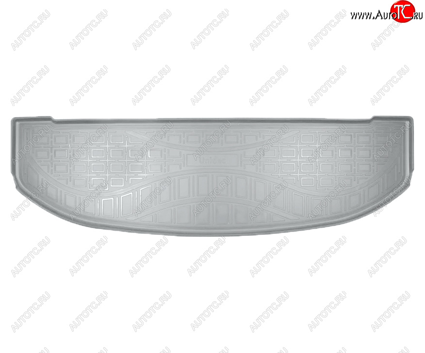 1 289 р. Коврик багажника Norplast Unidec (7 мест, разложенный 3-й ряд)  KIA Sorento  MQ4 (2020-2022) (Цвет: серый)  с доставкой в г. Пермь