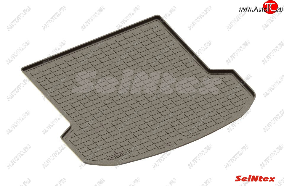 1 669 р. Коврик в багажник SeiNtex (полимерный) KIA Sorento MQ4 (2020-2022) (Пять мест)  с доставкой в г. Пермь