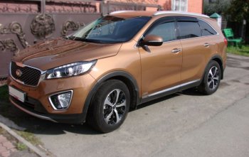 3 479 р. Дефлектора окон SIM KIA Sorento UM/Prime дорестайлинг (2014-2018)  с доставкой в г. Пермь. Увеличить фотографию 2