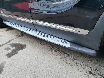 12 999 р. Подножки боковые WINBO KIA Sorento UM/Prime рестайлинг (2018-2020)  с доставкой в г. Пермь. Увеличить фотографию 2