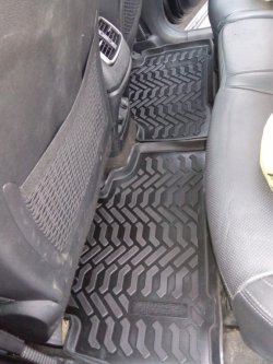 1 699 р. Коврики в салон Aileron 3D KIA Sorento UM/Prime дорестайлинг (2014-2018)  с доставкой в г. Пермь. Увеличить фотографию 4
