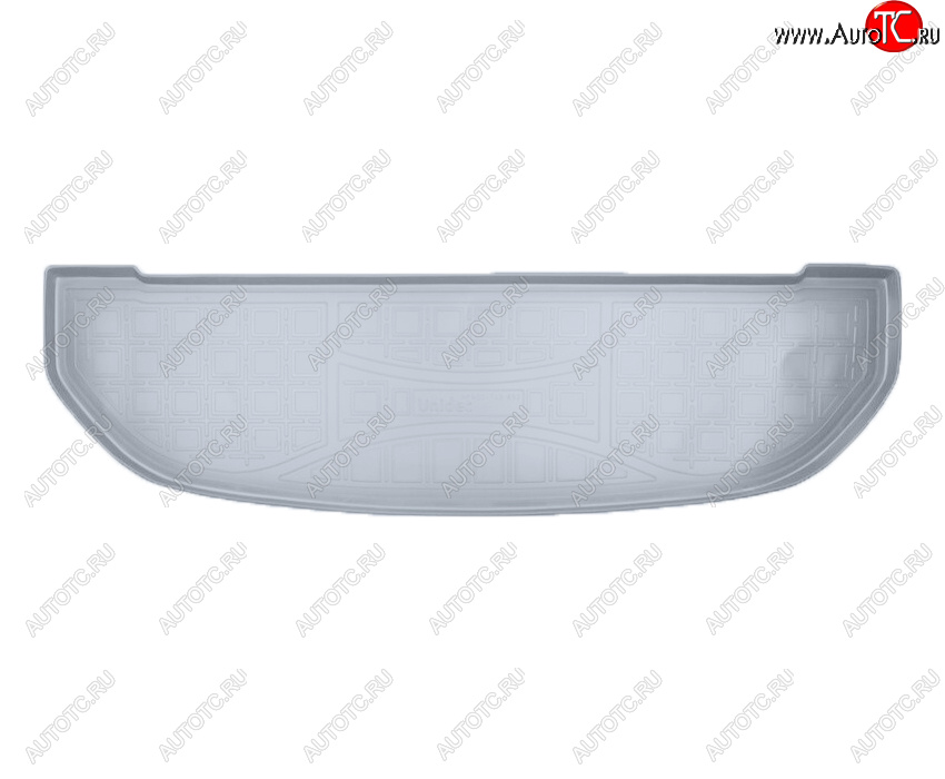 1 289 р. Коврик багажника Norplast Unidec (7 мест)  KIA Sorento  UM/Prime (2014-2020) дорестайлинг, рестайлинг (Цвет: серый)  с доставкой в г. Пермь