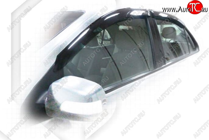1 899 р. Дефлектора окон CA-Plastiс KIA Sorento BL дорестайлинг (2002-2006) (Classic полупрозрачный, Без хром.молдинга)  с доставкой в г. Пермь