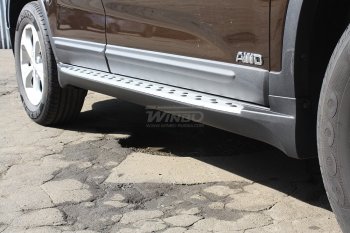 10 199 р. Подножки боковые WINBO OE Style  KIA Sorento  XM (2009-2015) дорестайлинг, рестайлинг  с доставкой в г. Пермь. Увеличить фотографию 6