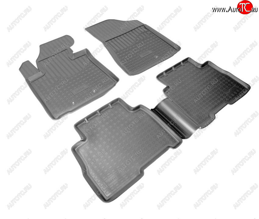 2 769 р. Комплект ковриков в салон Norplast Unidec  KIA Sorento  XM (2012-2015) рестайлинг (Цвет: черный)  с доставкой в г. Пермь