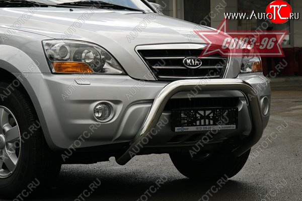 17 369 р. Защита переднего бампера Souz-96 (d76) KIA Sorento BL рестайлинг (2006-2010)  с доставкой в г. Пермь