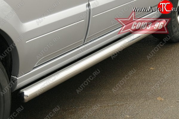 14 894 р. Защита порогов Souz-96 (d76) KIA Sorento BL рестайлинг (2006-2010)  с доставкой в г. Пермь