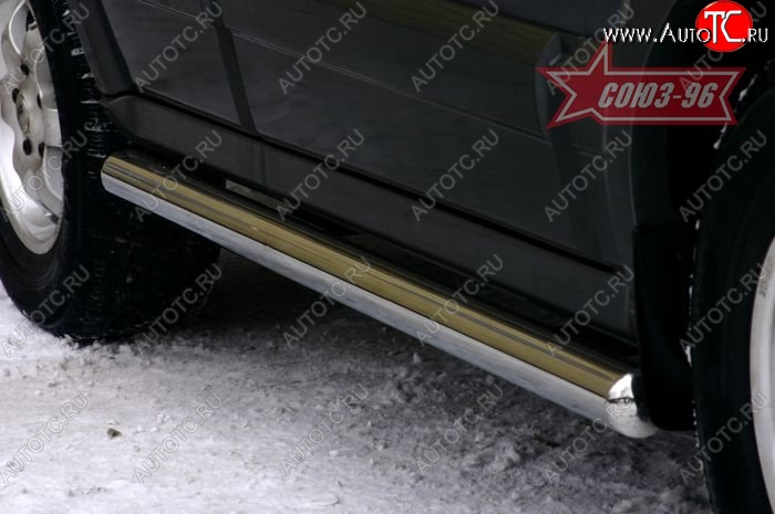 13 814 р. Защита порогов Souz-96 (d76) KIA Sorento BL рестайлинг (2006-2010)  с доставкой в г. Пермь