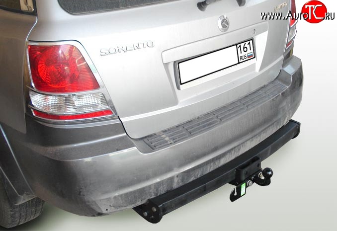 10 949 р. Фаркоп Лидер Плюс (до 2000 кг) KIA Sorento BL дорестайлинг (2002-2006) (Без электропакета)  с доставкой в г. Пермь