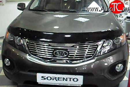 3 199 р. Дефлектор капота NovLine  KIA Sorento  XM (2009-2012) дорестайлинг  с доставкой в г. Пермь