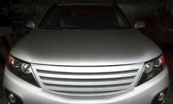 6 899 р. Решётка радиатора CT v1 KIA Sorento XM дорестайлинг (2009-2012) (Неокрашенная)  с доставкой в г. Пермь. Увеличить фотографию 2