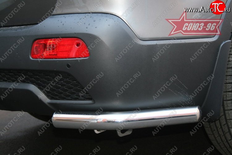 9 224 р. Защита заднего бампера из боковых уголков Souz-96 (d60) KIA Sorento XM дорестайлинг (2009-2012)  с доставкой в г. Пермь