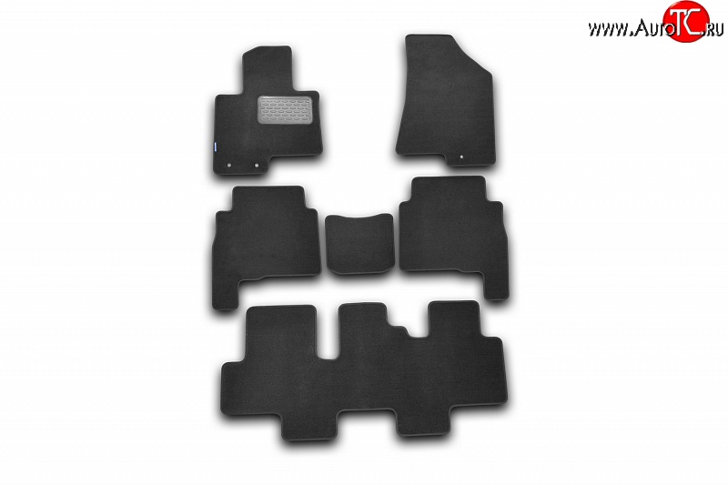 5 699 р. Коврики в салон Element 6 шт. (текстиль) KIA Sorento XM дорестайлинг (2009-2012)  с доставкой в г. Пермь