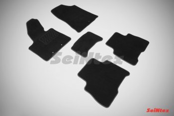 Комплект ворсовых ковриков в салон LUX Seintex KIA Sorento  XM (2012-2015) рестайлинг