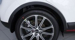 5 359 р. Накладки на колёсные арки RA (комплект 4 шт.) KIA Soul PS рестайлинг (2017-2019) (Поверхность шагрень)  с доставкой в г. Пермь. Увеличить фотографию 2