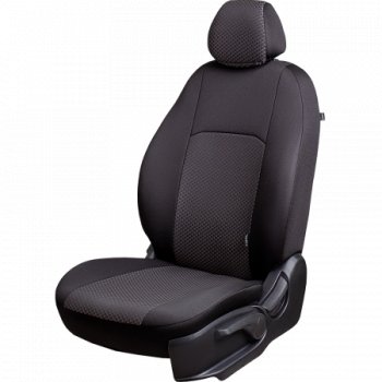Чехлы сидений Lord Autofashion Дублин (жаккард, 60/40, раздельная задняя спинка, 3Г-образ. подголовника) KIA Soul PS дорестайлинг (2014-2016)
