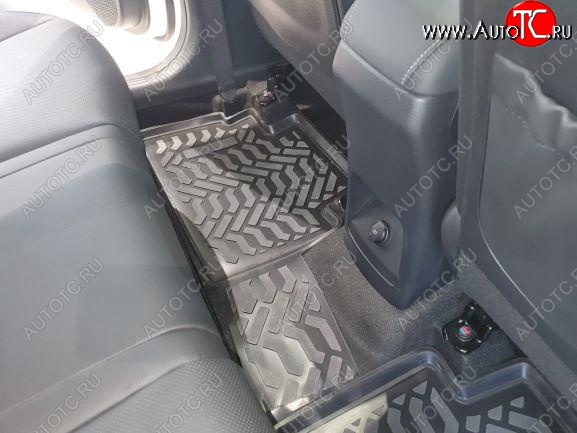 1 699 р. Коврики салона Aileron (3D с подпятником)  KIA Soul  SK3 (2018-2022)  с доставкой в г. Пермь