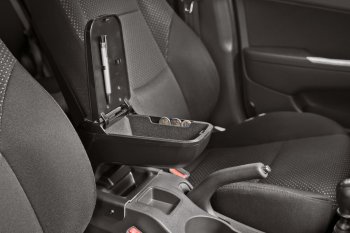 10 899 р. Подлокотник Armster 2 KIA Soul AM рестайлинг (2011-2014) (Black)  с доставкой в г. Пермь. Увеличить фотографию 6