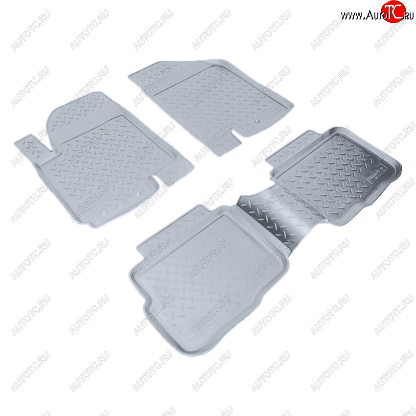 2 899 р. Коврики салона Norplast Unidec  KIA Soul  AM (2008-2014) дорестайлинг, рестайлинг (Цвет: серый)  с доставкой в г. Пермь