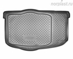 Коврик в багажник (без органайзера) Norplast KIA Soul  AM (2008-2014) дорестайлинг, рестайлинг (Цвет: черный)