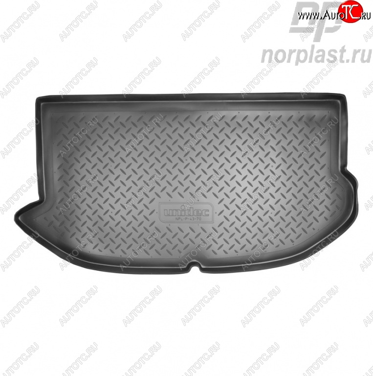 1 499 р. Коврик в багажник Norplast Unidec  KIA Soul  AM (2008-2014) дорестайлинг, рестайлинг (Цвет: черный)  с доставкой в г. Пермь