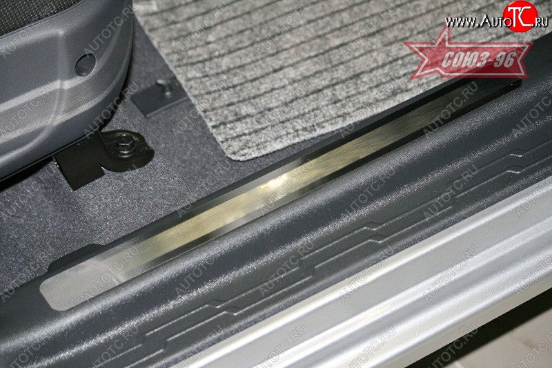 2 564 р. Накладки на пластик внутренних порогов Souz-96  KIA Soul  AM (2008-2014) дорестайлинг, рестайлинг  с доставкой в г. Пермь